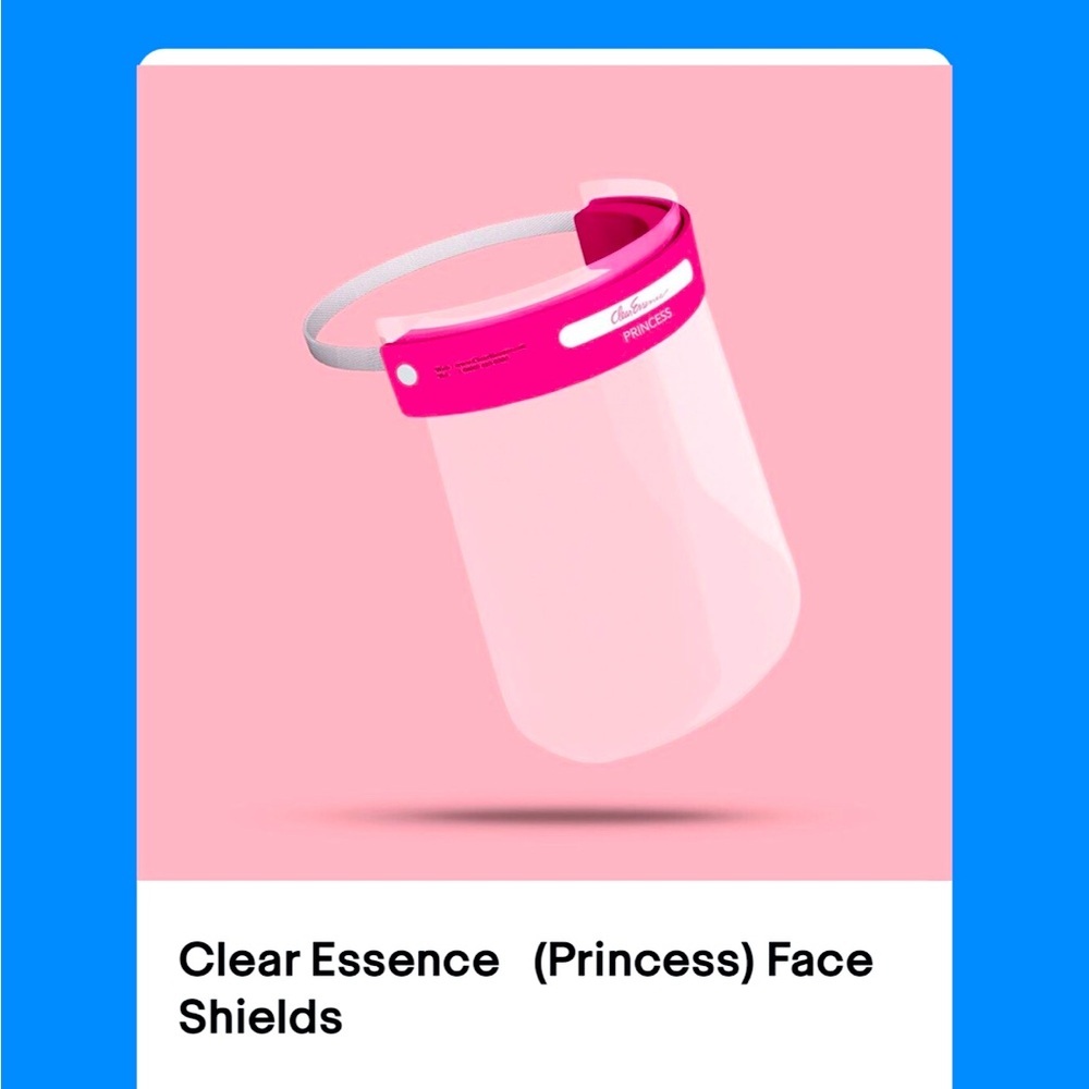 Clear Essence® (Princess) Face Shields